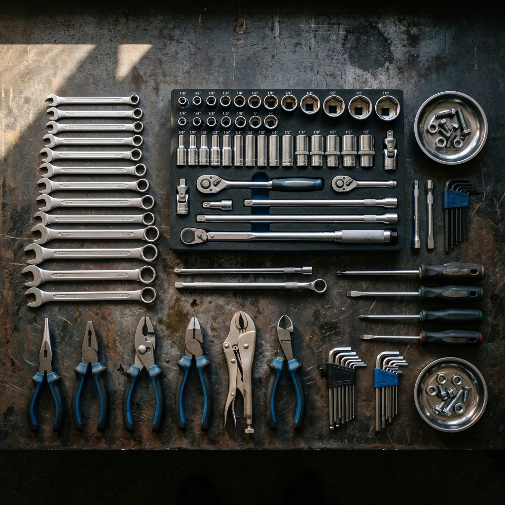 Professional mechanic tools